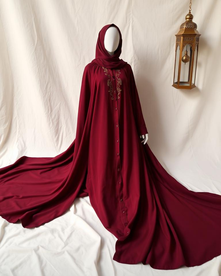 Midnight Pearl Abaya